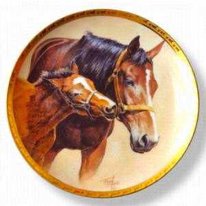 American Artists‎ Collector's Plate "Patience" by Fred Stone Issued 1991